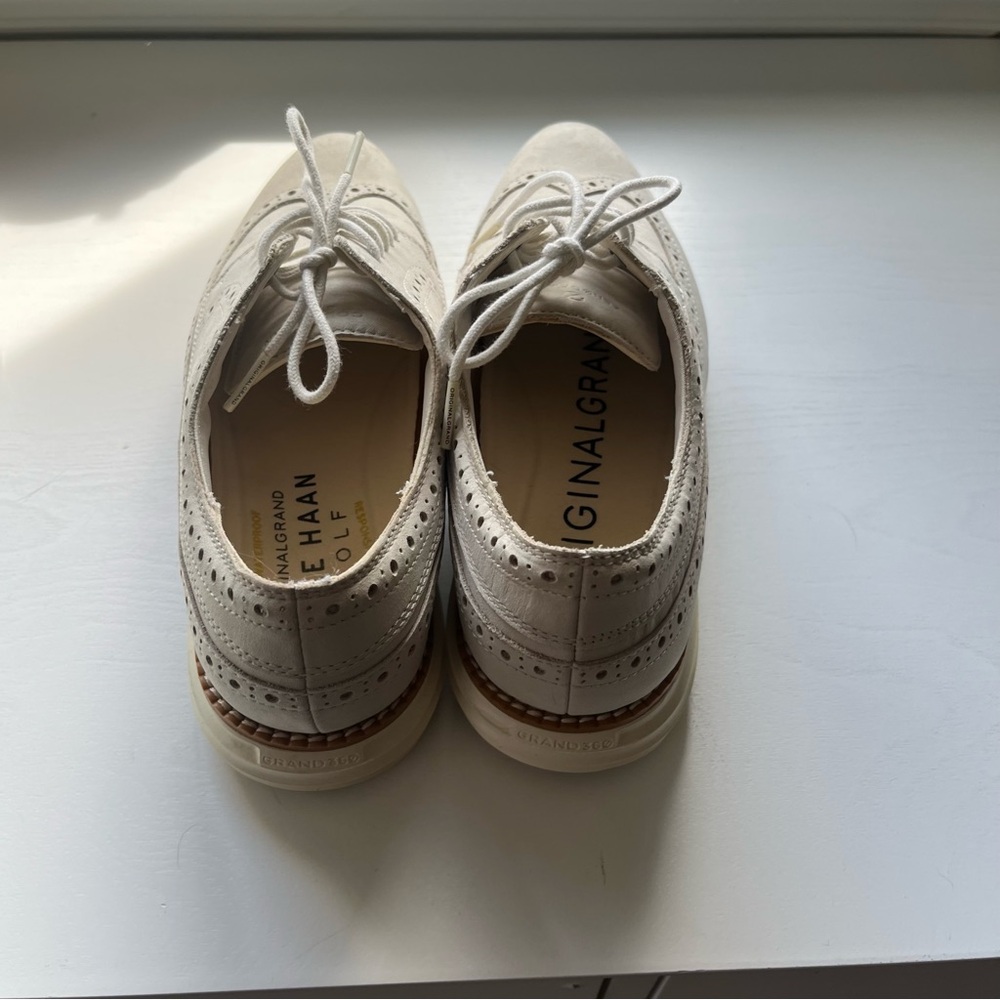 Cole Haan - OriginalGrand Waterproof Golf Shoes - size 8.5 - Pumice Stone - Picture 3 of 6